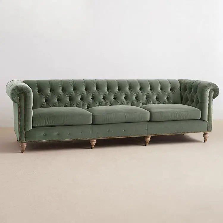 GENJ Classic Chesterfield Sofa
