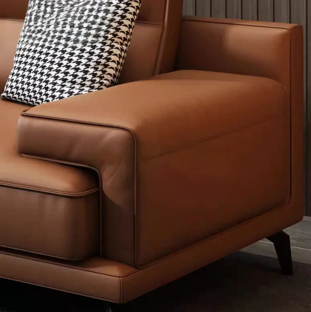 MALONE Modern Leather Sofa