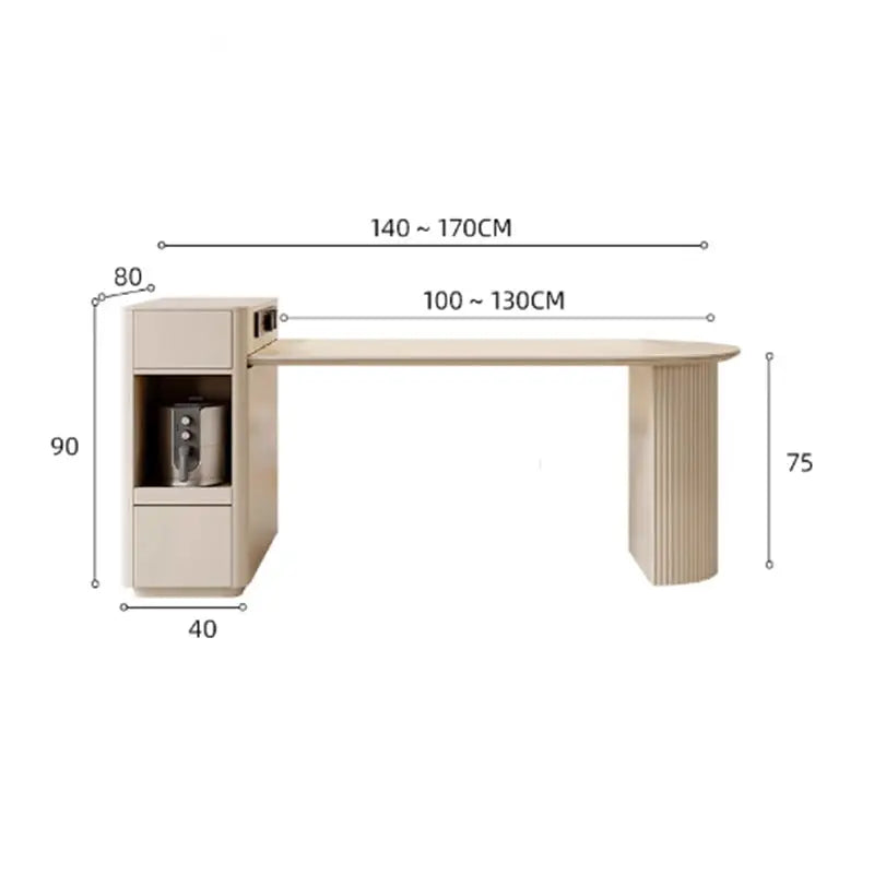 HADRIA Minimalist Sintered Stone Dining Table