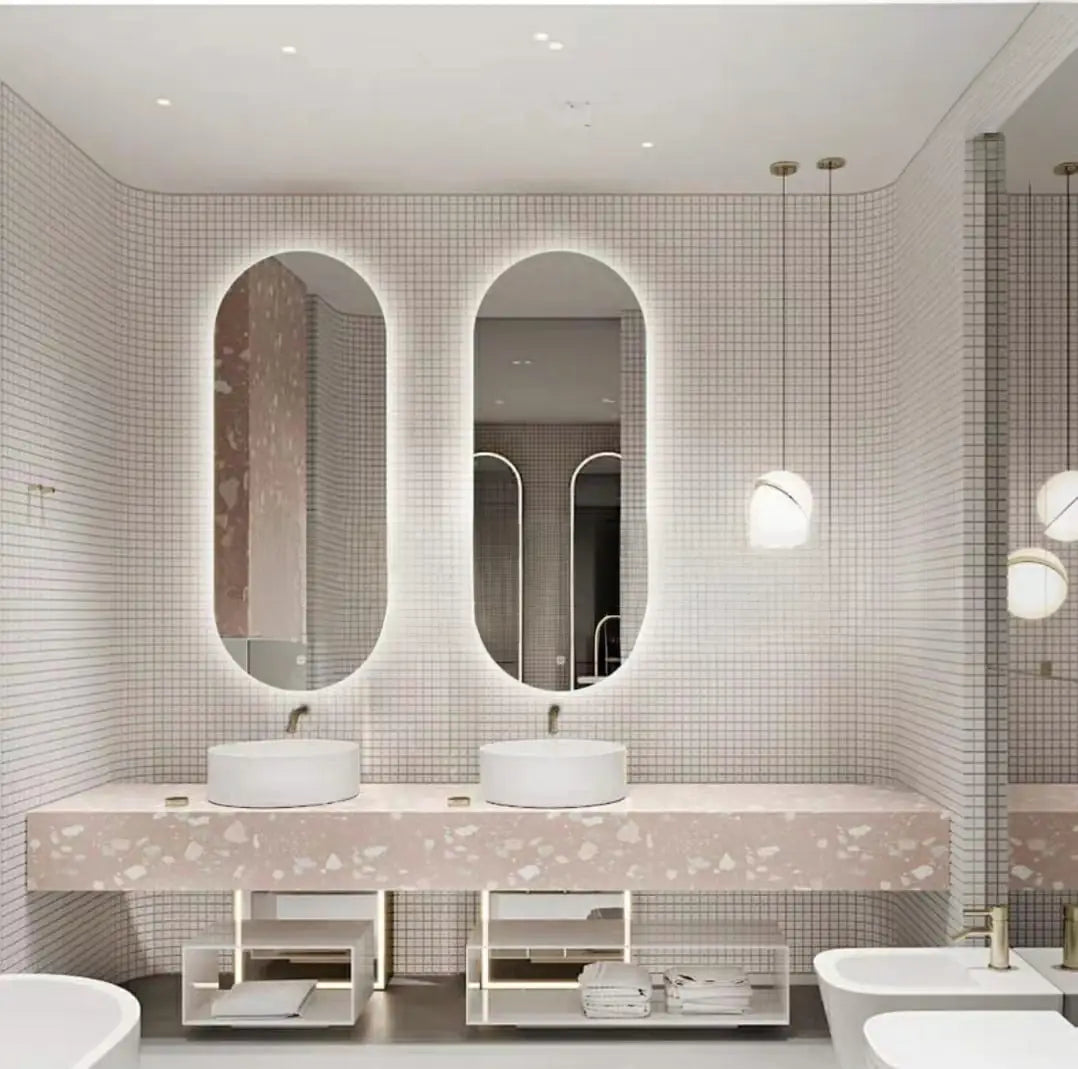 PETAL Oval LED Wall Mirror