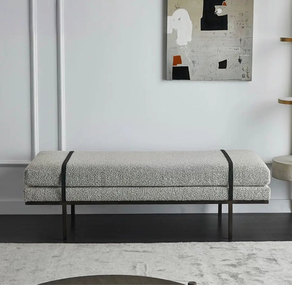 RUAIDHRÍ Modern Fabric Bench