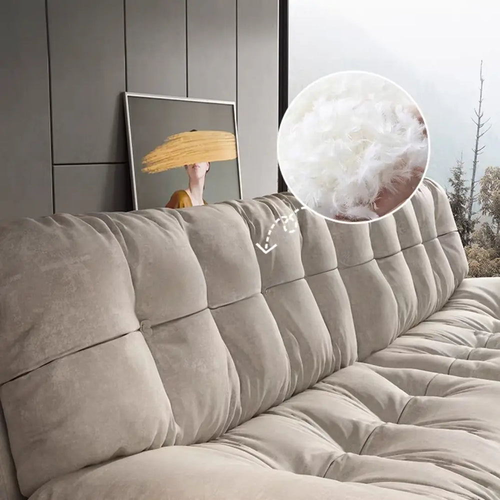 LI Modern Suede Sofa