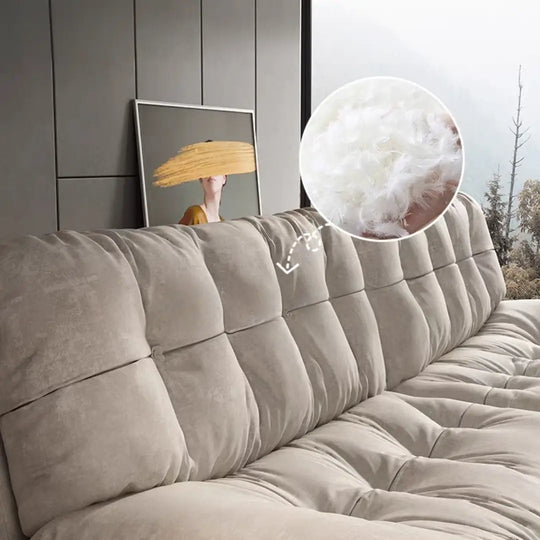 LI Modern Suede Sofa