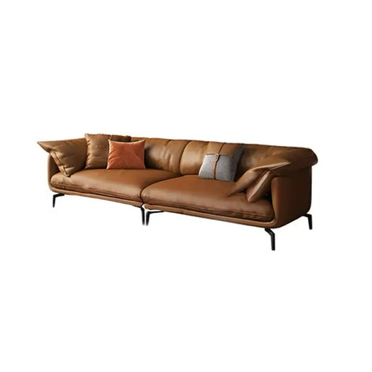 VIRÐINGUR Modern Leather Sofa