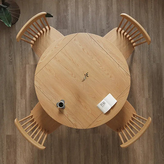 KUOW Rustic Solid Wood Dining Table