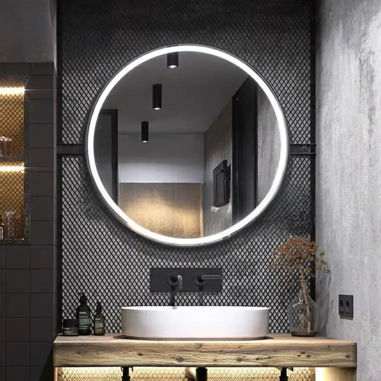 ELISSE Modern LED Round Wall Mirror