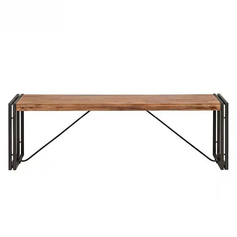 RIDGET Industrial Solid Wood Dining Bench