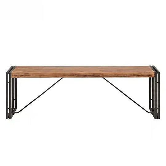 RIDGET Industrial Solid Wood Dining Bench