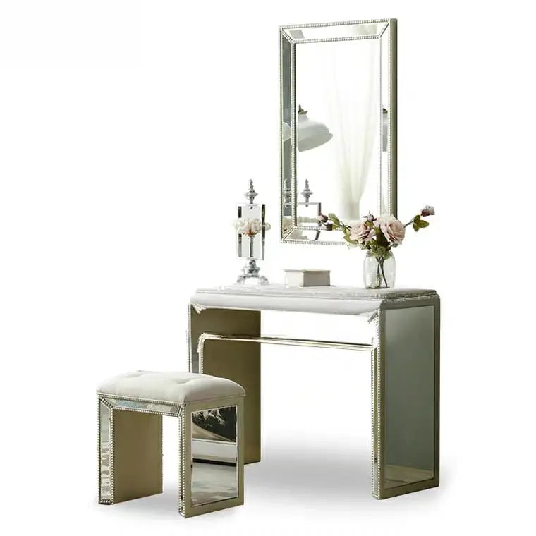 VALENCIA Mirrored Vanity Table Set