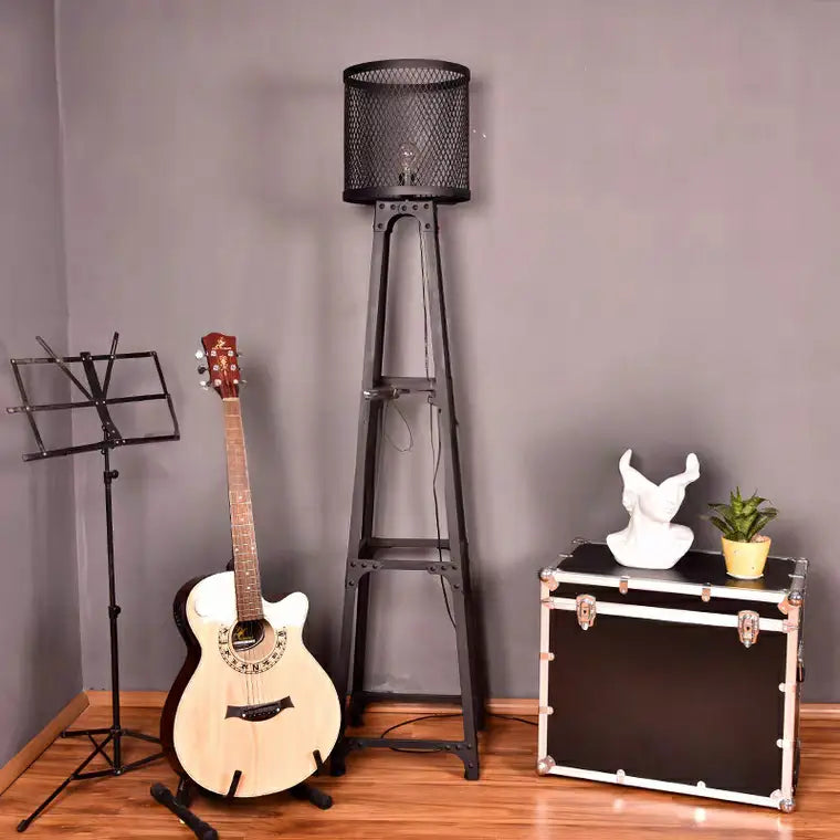 HÉCTOR Industrial Metal Floor Lamp