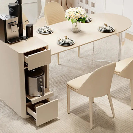 HADRIA Minimalist Sintered Stone Dining Table