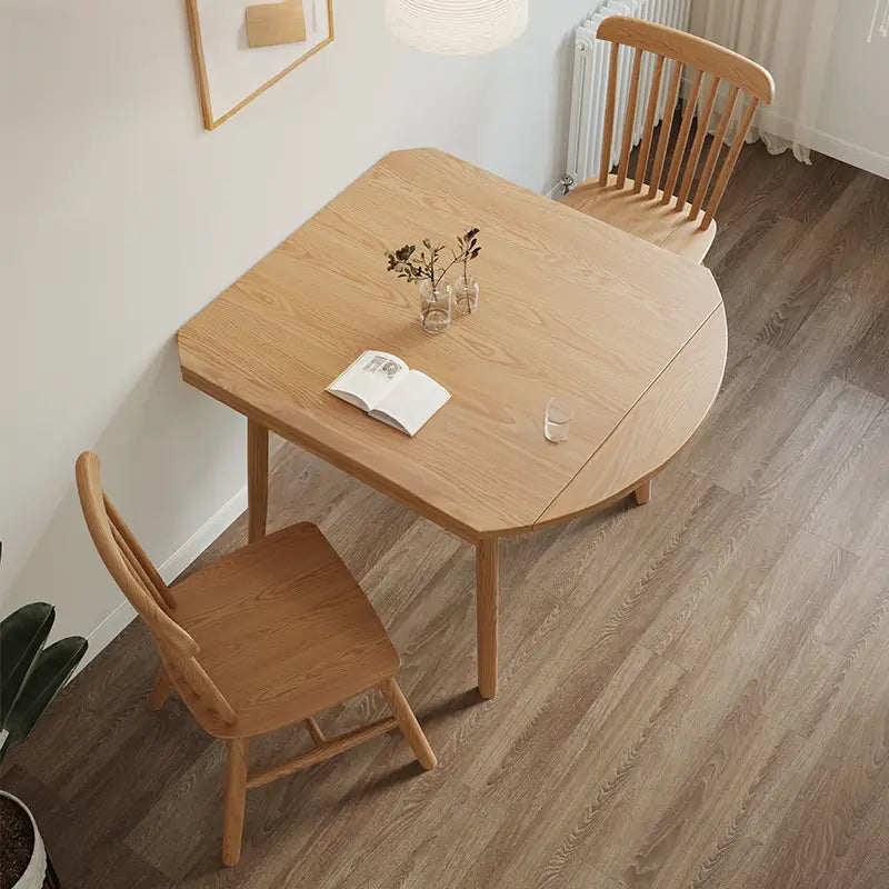KUOW Rustic Solid Wood Dining Table
