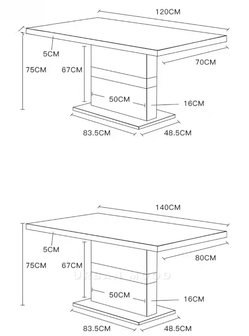 CAMUS Modern Dining Table & Chairs