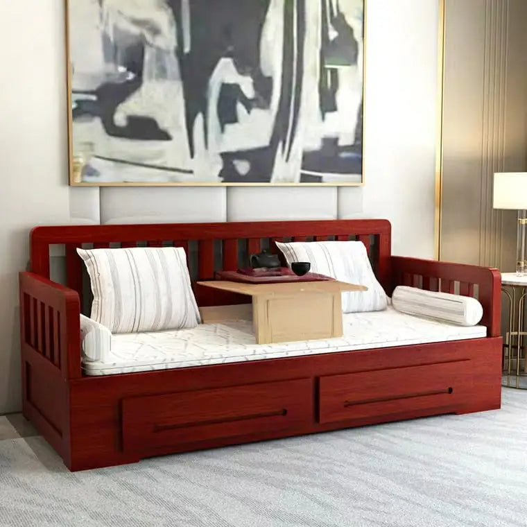 THIERRY Rustic Pull Out Sofa Bed