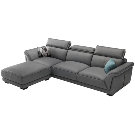 MARKLE Modern Leather Sofa