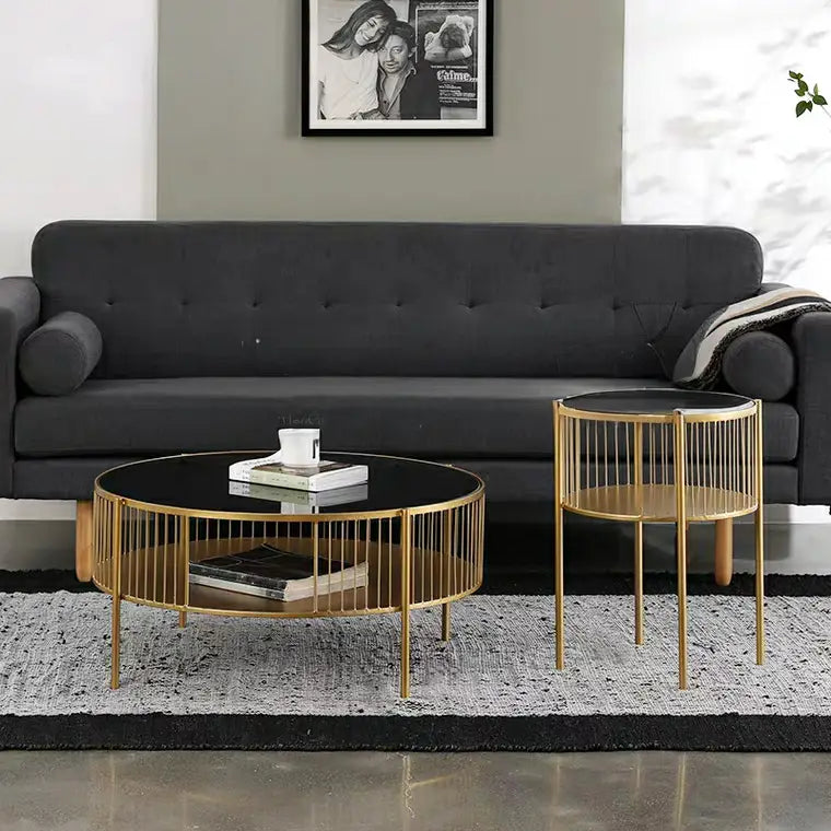 ALMACÉN Accent Round Side/Coffee Table