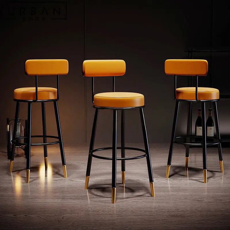 YARA Modern Velvet Bar Stool
