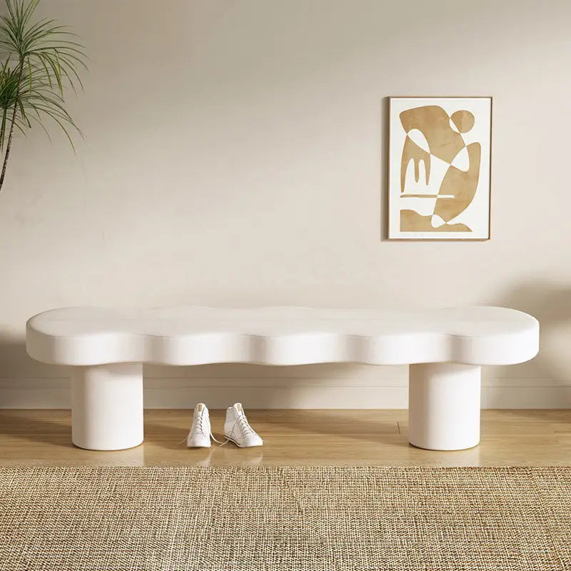 HEMPTON Modern Leather Bench