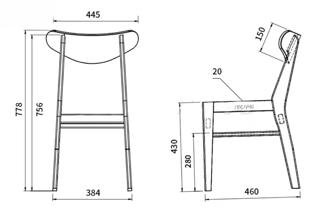 HYDRA Modern Industrial Dining Table & Chairs