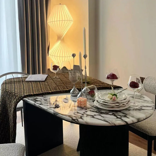 MALCOLM Modern Sintered Stone Dining Table