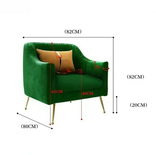 MASTRO Modern Velvet Sofa