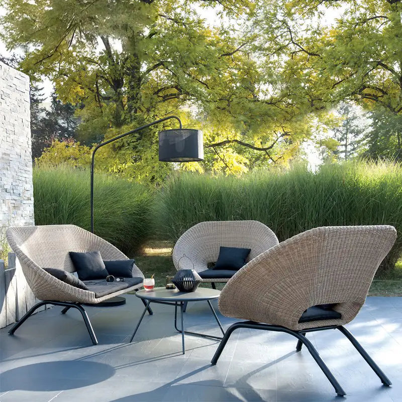 LOINE Modern Rattan Outdoor Sofa