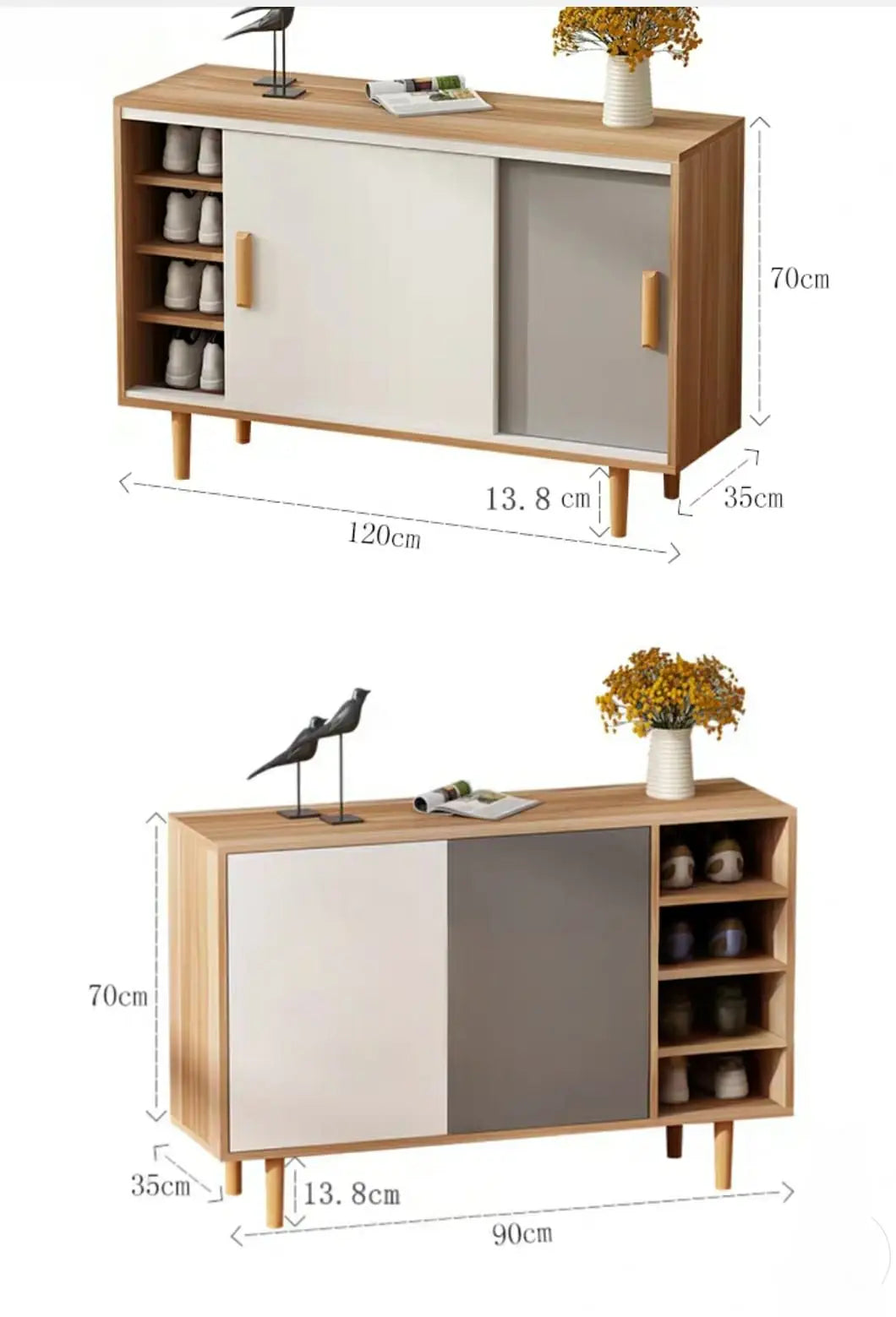 PAYNE Scandinavian Shoe Cabinet