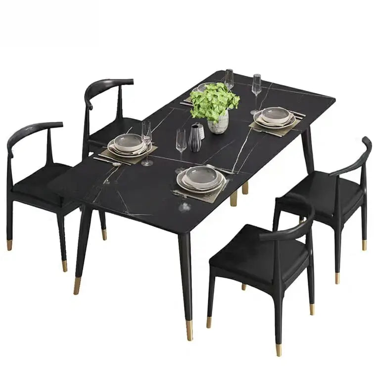 FELICIA Modern Marble Dining Table & Chairs