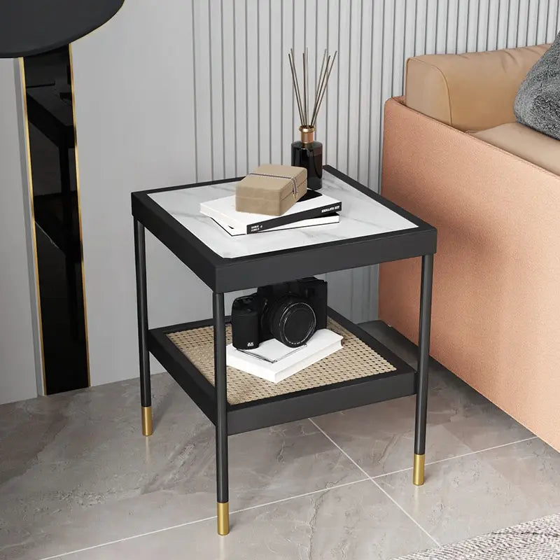 RAPID Rustic Rattan Side Table