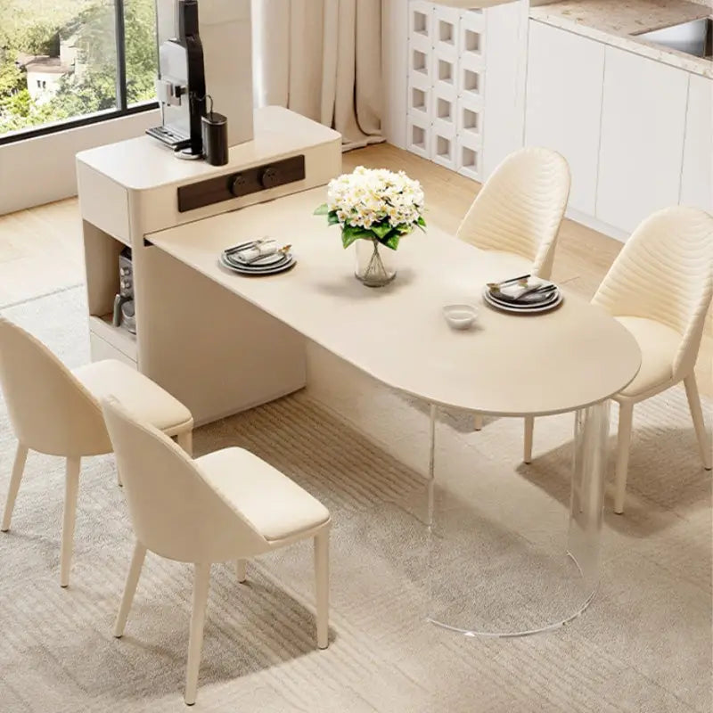 HADRIA Minimalist Sintered Stone Dining Table
