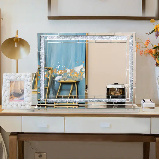 MERIC Modern Crystal LED Mirror