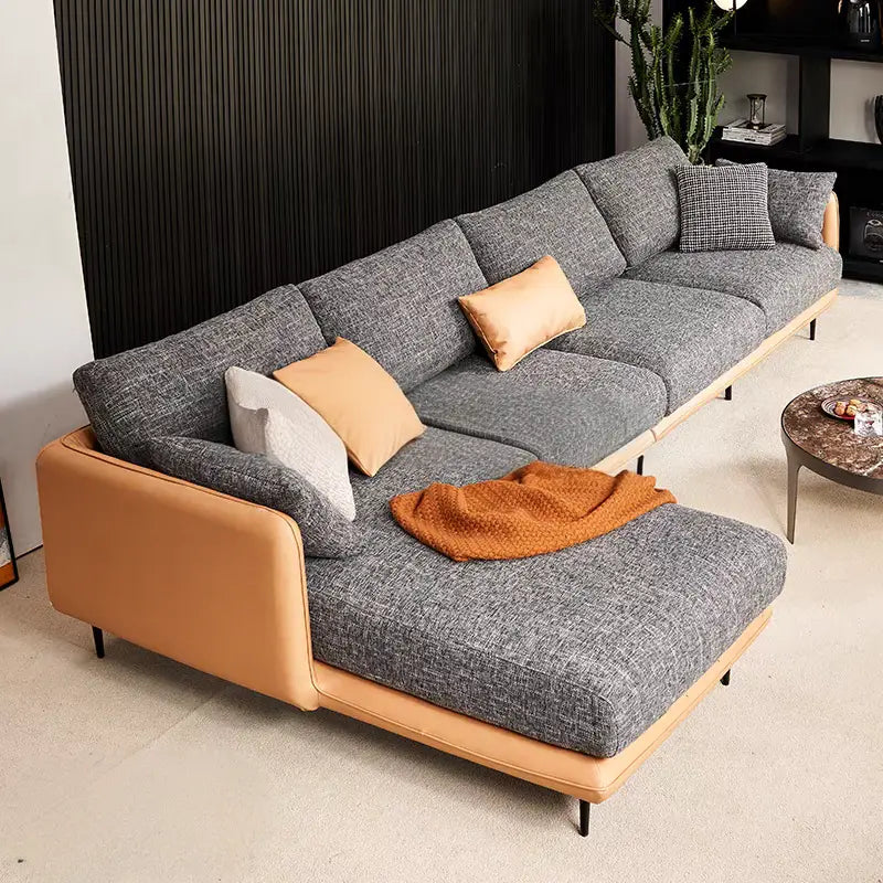 NOAH Modern Fabric Sectional Sofa