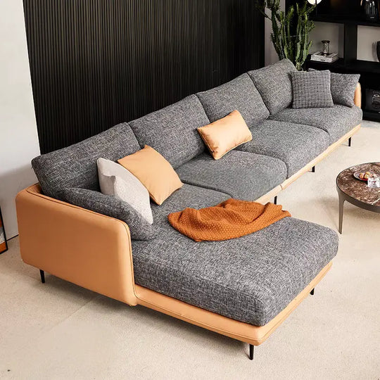 NOAH Modern Fabric Sectional Sofa