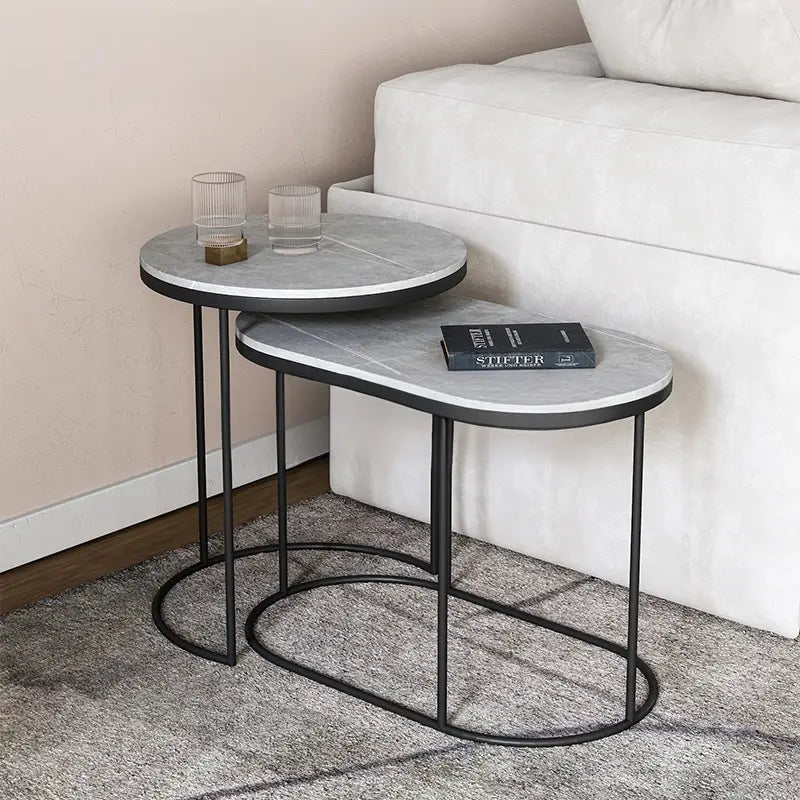 MELISSA Modern Sintered Nesting Side Tables
