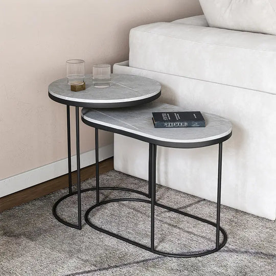 MELISSA Modern Sintered Nesting Side Tables