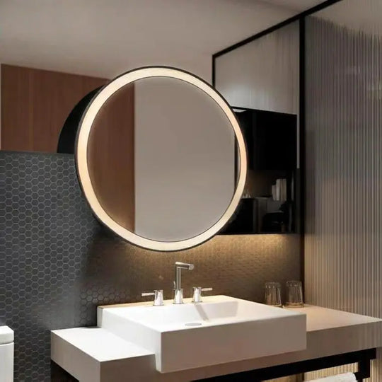 ELISSE Modern LED Round Wall Mirror