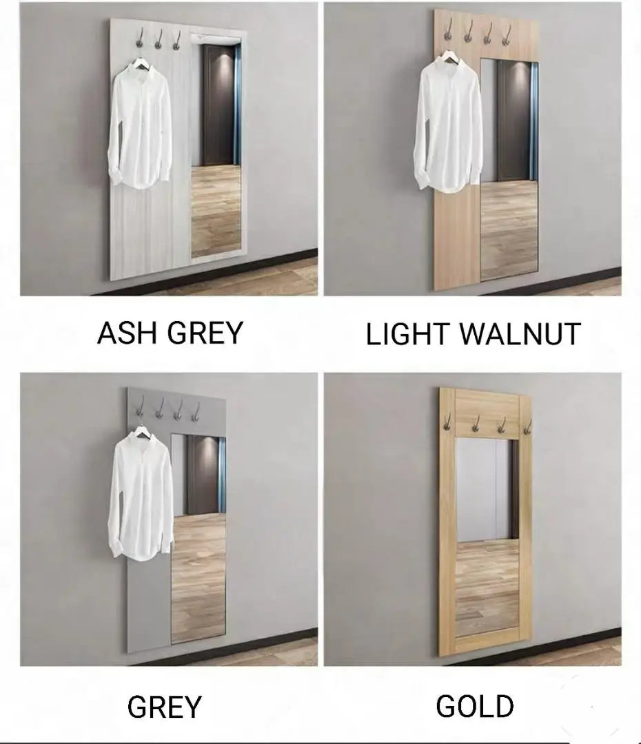 HILTON Scandinavian Mirror Clothes Rack