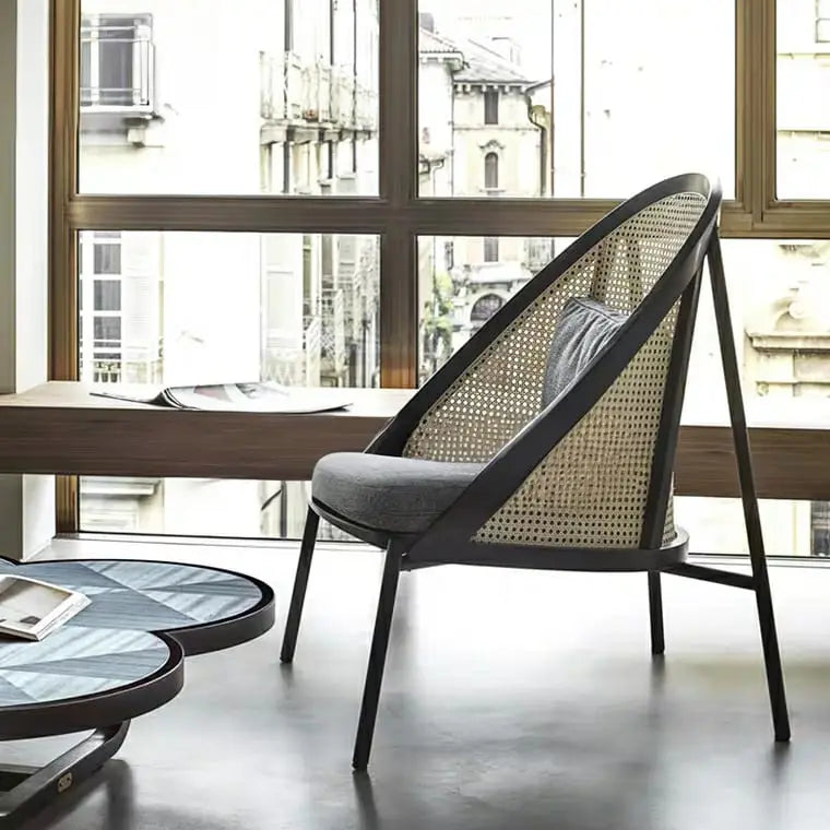THYME Vintage Accent Rattan Armchair