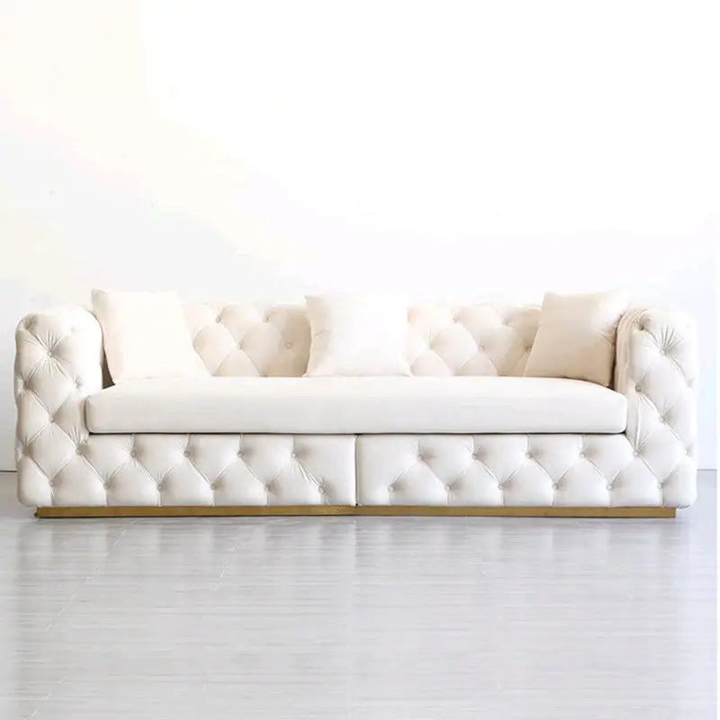 BAYON Victorian Chesterfield Velvet Sofa