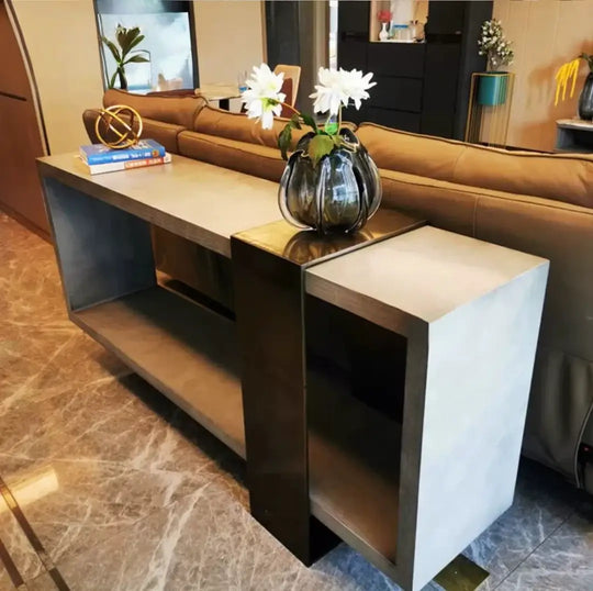 ZYZZ Industrial Console Table