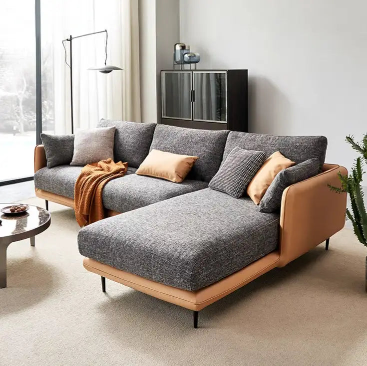 NOAH Modern Fabric Sectional Sofa
