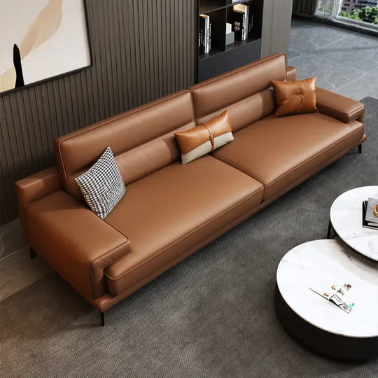MALONE Modern Leather Sofa