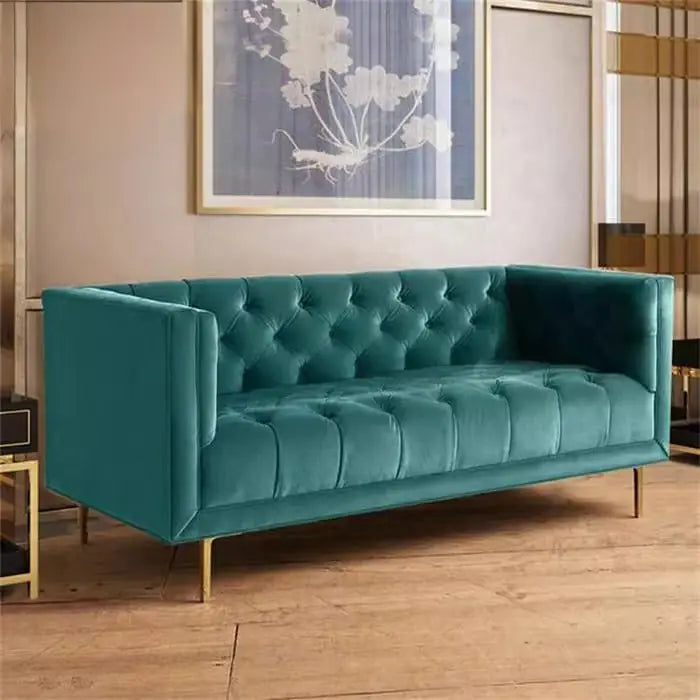 PRIME French Velvet Tufted Sofa