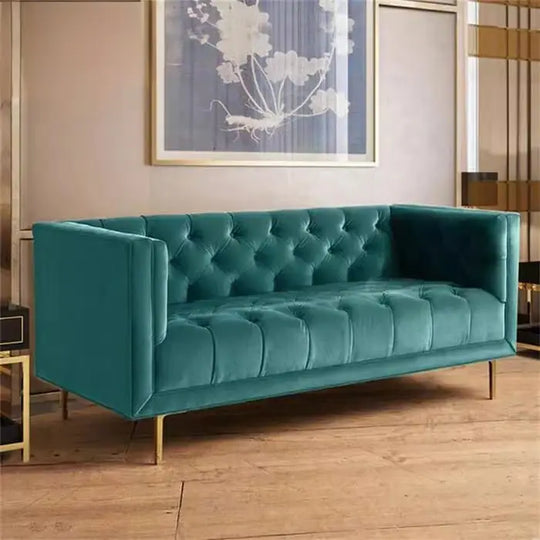 PRIME French Velvet Tufted Sofa