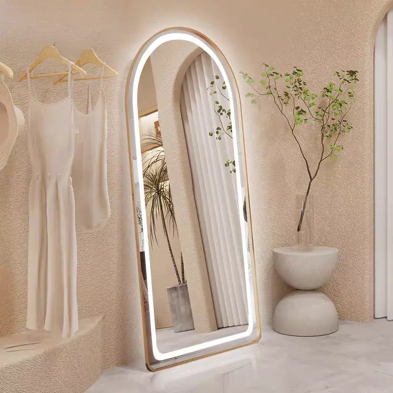 HARBOUR Modern LED Standing Mirror