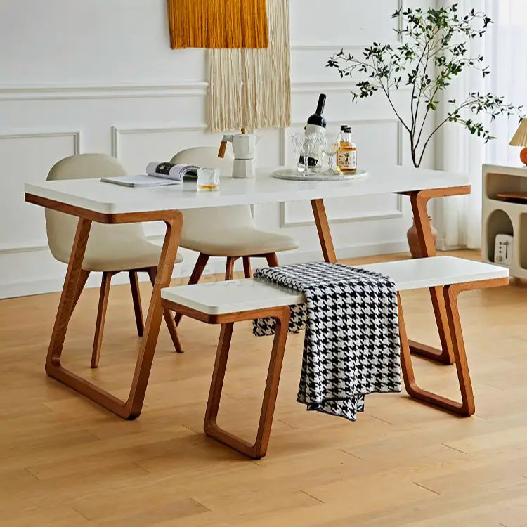 PENSLY Japandi Dining Table