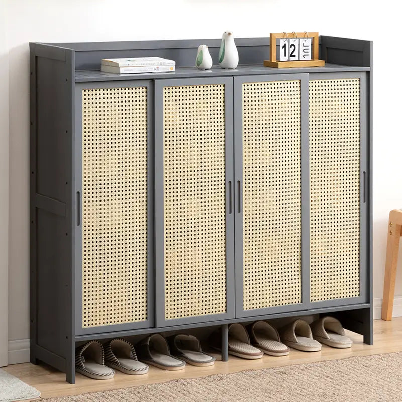 EMIL Vintage Rattan Shoe Cabinet