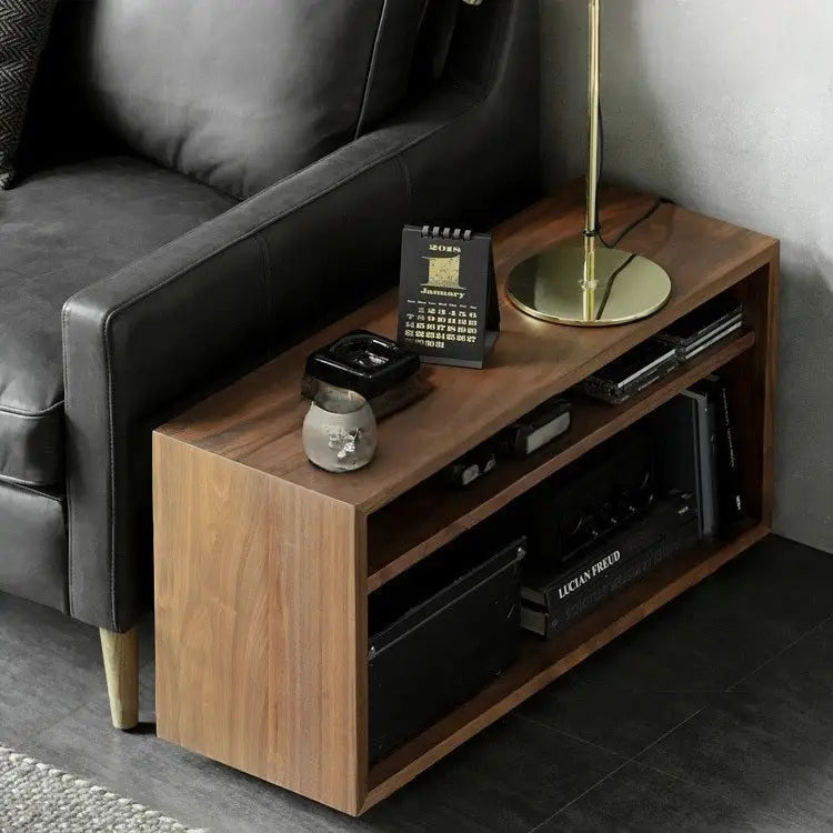 STEFANOS Modern Solid Wood Side Table