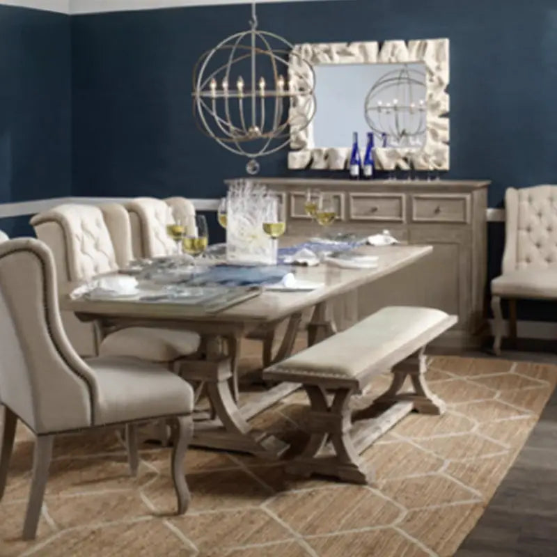 RON Vintage Solid Wood Dining Table