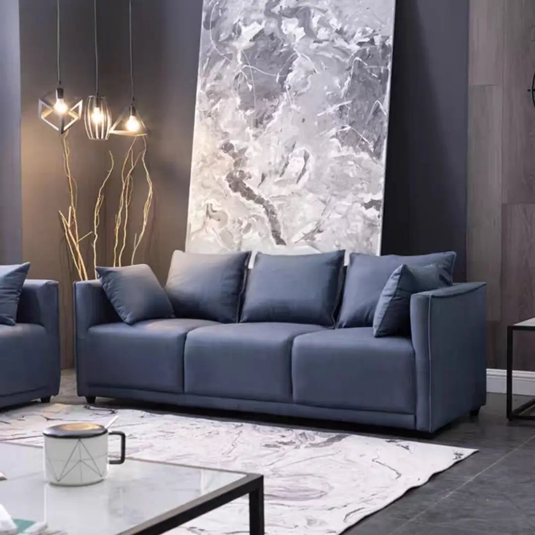 SAUS Modern Leather Sofa